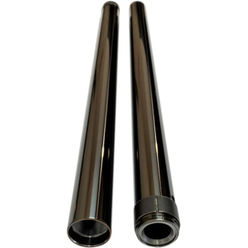Pro One Performance Fork Tubes Black 39mm Front Fork Tubes Set 26.25 2+ Over Stock Harley Sportster Dyna FXR XL