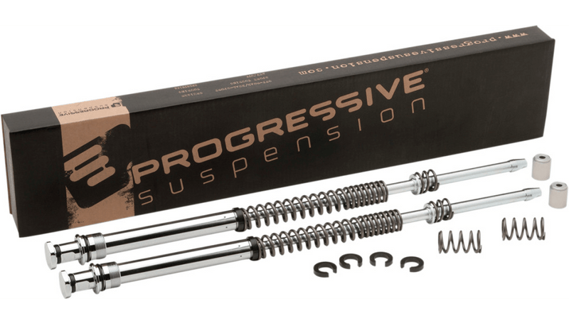 Progressive Suspension Progressive Monotube Front Fork Cartridge Lowering Kit 2" Harley Softail 00-17
