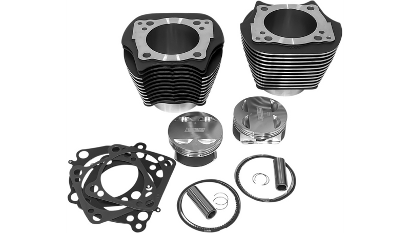 Revolution Performance Revolution Bolt-On Big Bore Cylinder Kit 128" Cut Granite Harley M-Eight M8 17+