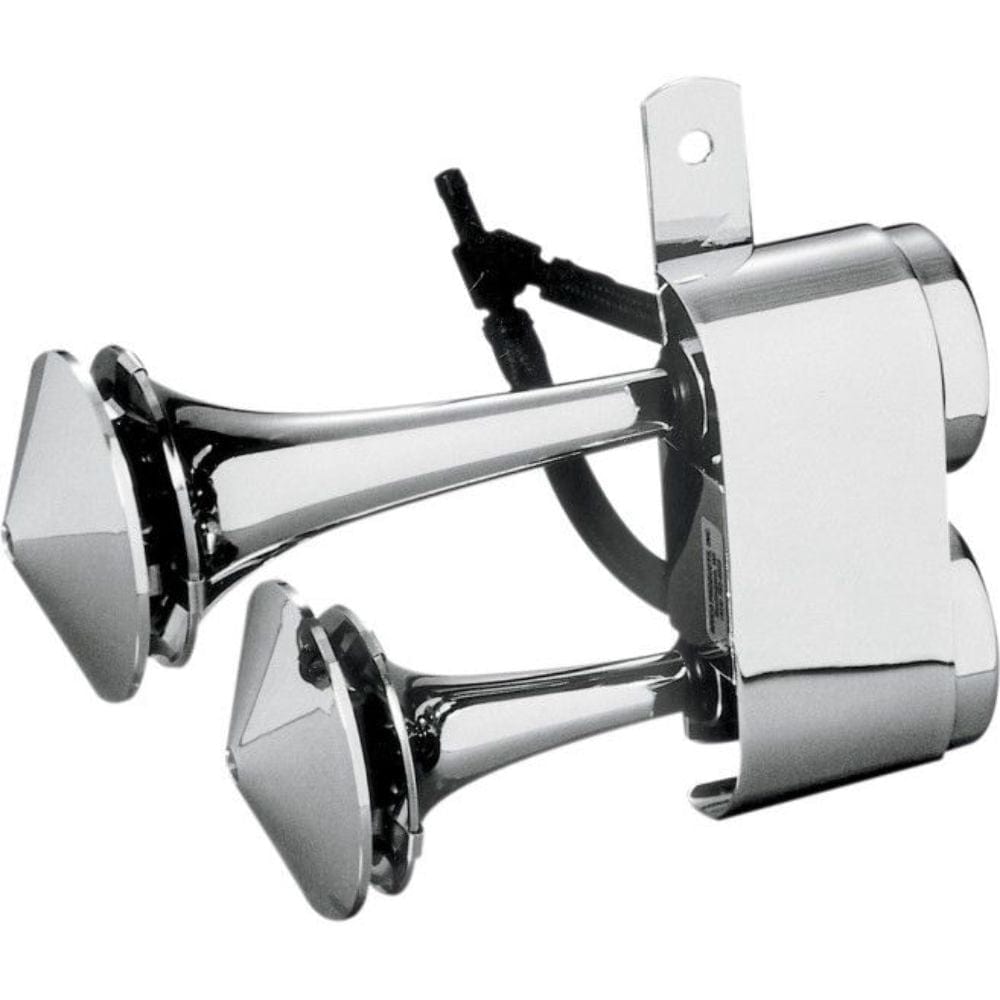 Rivco Products Other Electrical & Ignition Rivco Chrome Air Horn System Horns Harley Davidson Touring Softail Dyna Custom