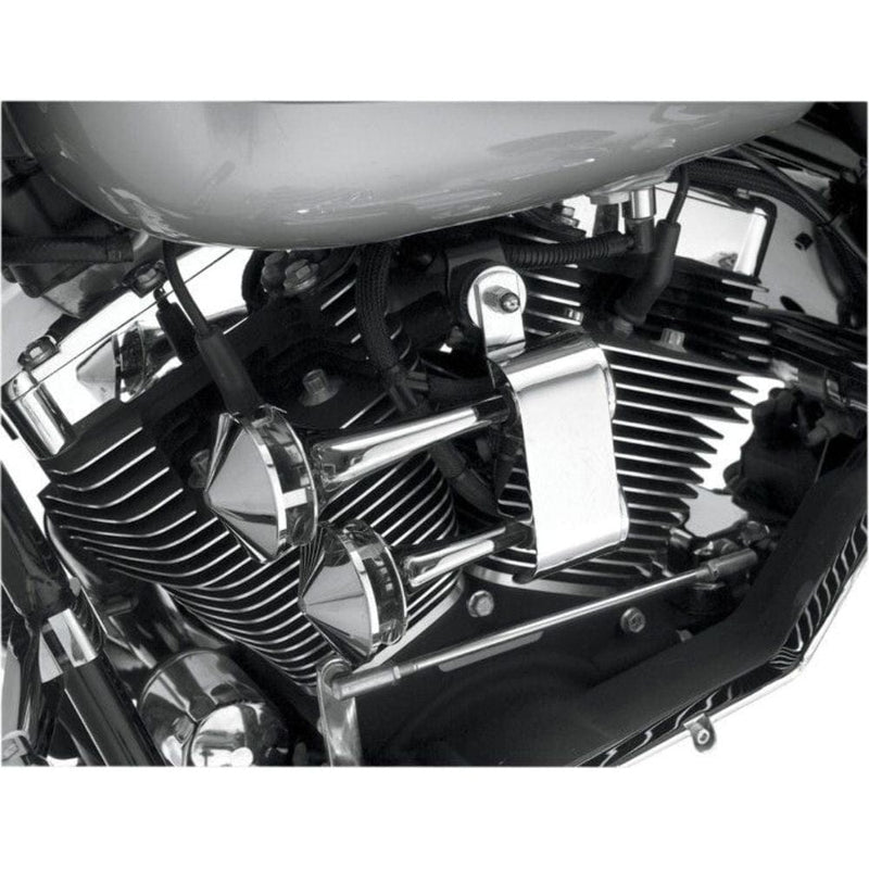 Rivco Products Other Electrical & Ignition Rivco Chrome Air Horn System Horns Harley Davidson Touring Softail Dyna Custom