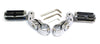 Rivco Products Other Motorcycle Accessories Rivco Chrome 2 ½” Highway Footpeg Pegs Mount 1 ¼” Engine Crash Guard Bar Set