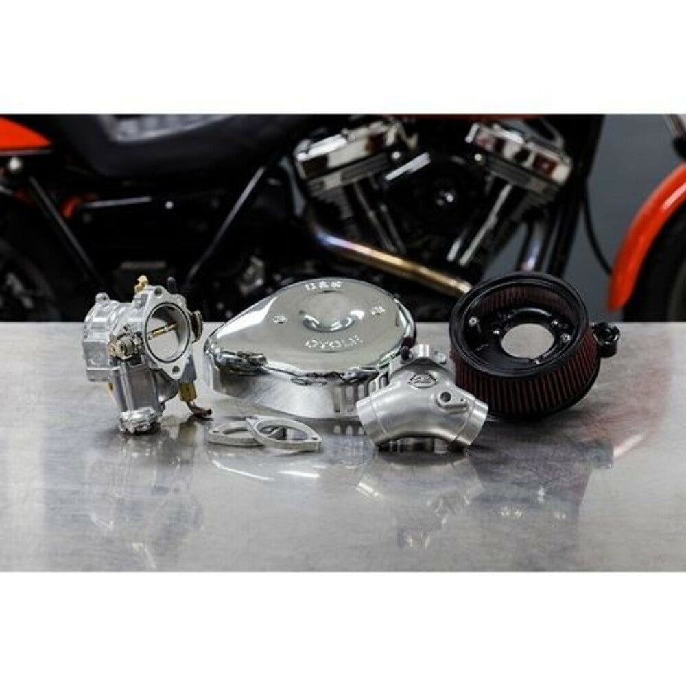 S&S Cycle Air Cleaners & Intakes S&S Super E Carb Stealth Air Cleaner Kit Black  Teardrop Harley Big Twin 2006+