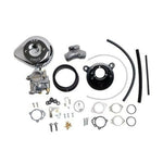 S&S Cycle Air Cleaners & Intakes S&S Super G Carb Stealth Air Cleaner Kit Chrome Teardrop Harley Big Twin 99-05