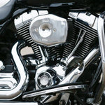 S&S Cycle Air Intakes and Filters S&S Chrome Stealth Tribute Air Cleaner Intake Kit Harley Touring Softail 08-17