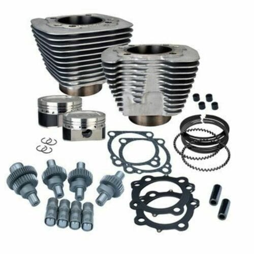 S&S CYCLE Big Bore Kit S&S SS Cycle Silver Big Bore Hooligan Kit 1200cc Harley Sportster 00-2017 Xl 883