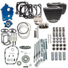 S&S Cycle Big Bore & Top End Kits S&S 107" to 124" Water Cooled Power Package Gear Drive Chrome Harley Touring M8