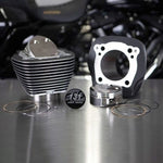 S&S Cycle Big Bore & Top End Kits S&S M8 Big Bore 131" Stroker Black Hi Cylinders Pistons Top End Kit Harley 17-20