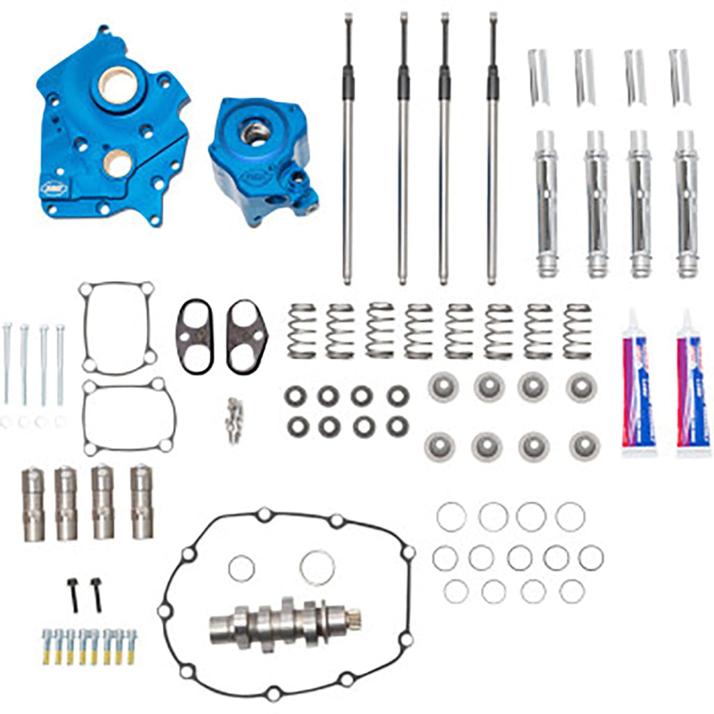 S&S Cycle Camshafts S&S 540 Chain Drive Oil Cooled Cam Plate Oil Pump Camchest Kit Harley Touring M8