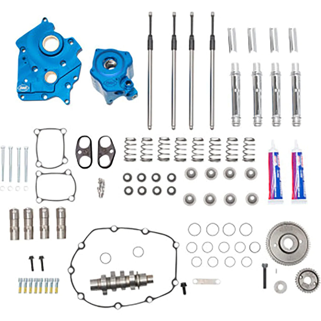 S&S Cycle Camshafts S&S 540 Gear Drive Cooled Camshaft Plate Oil Pump Camchest Kit Harley Touring M8