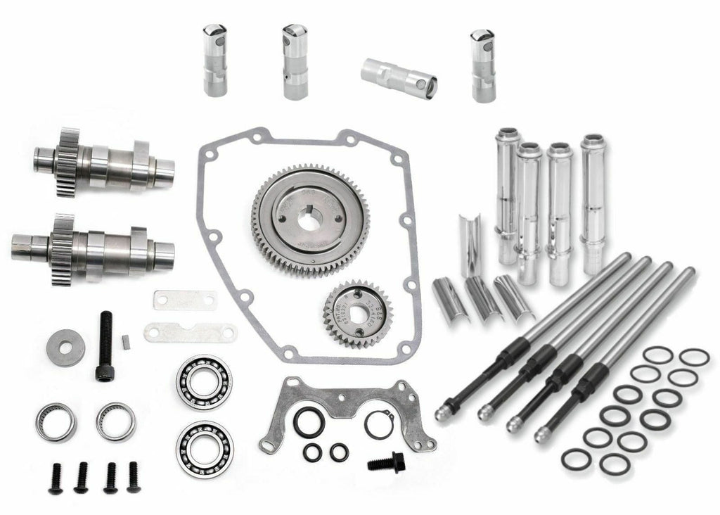 S&S Cycle Camshafts S&S 585G Gear Drive Cams Pushrods Lifters Engine Install Kit Camshafts Harley