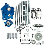 S&S CYCLE Camshafts S&S M8 Cam Plate Oil Pump Kit Package Chrome 465G Gear Harley Touring Softail