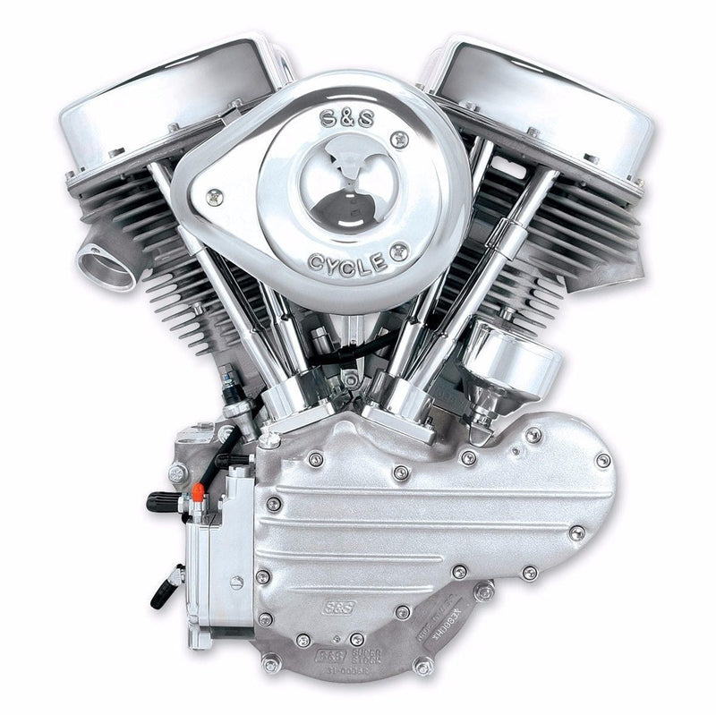 S&S Cycle Complete Engines Complete S&S 93" P-93 P93 Series Alternator Generator Style Panhead Motor Engine