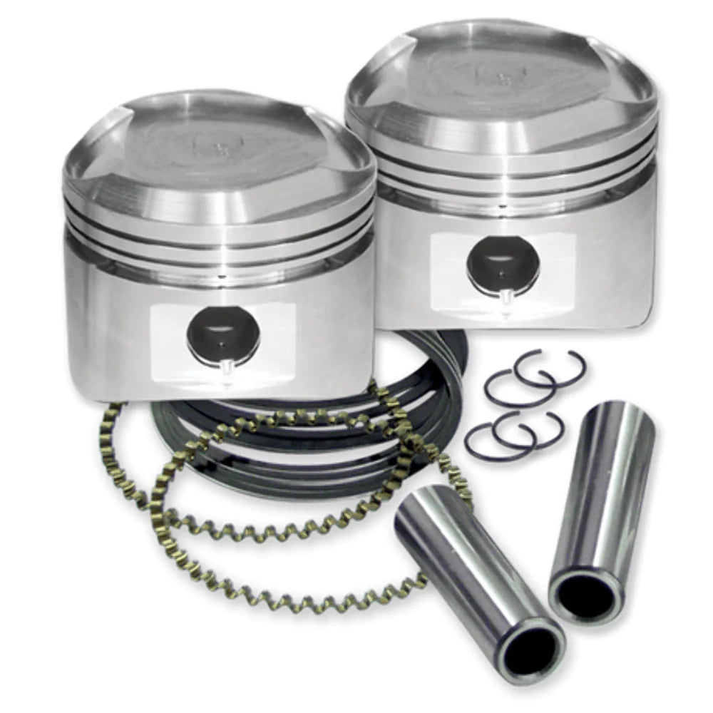 S&S Cycle Cylinder Heads & Valve Covers S&S Cycle +.020 80" Bore Super Stock Cylinder Heads Pistons Kit Harley Evo 84-99