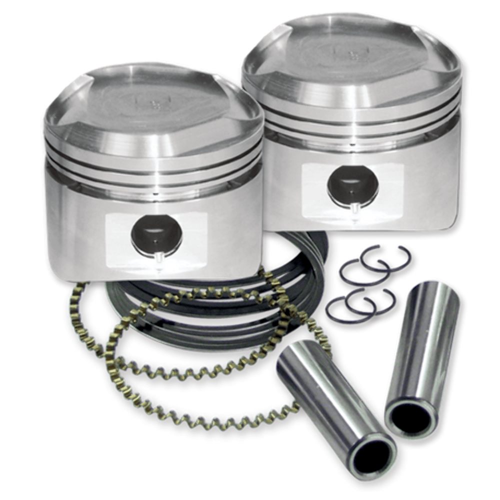 S&S Cycle Cylinder Heads & Valve Covers S&S Cycle Standard Bore Super Stock Cylinder Heads Pistons Kit Harley Evo 84-99