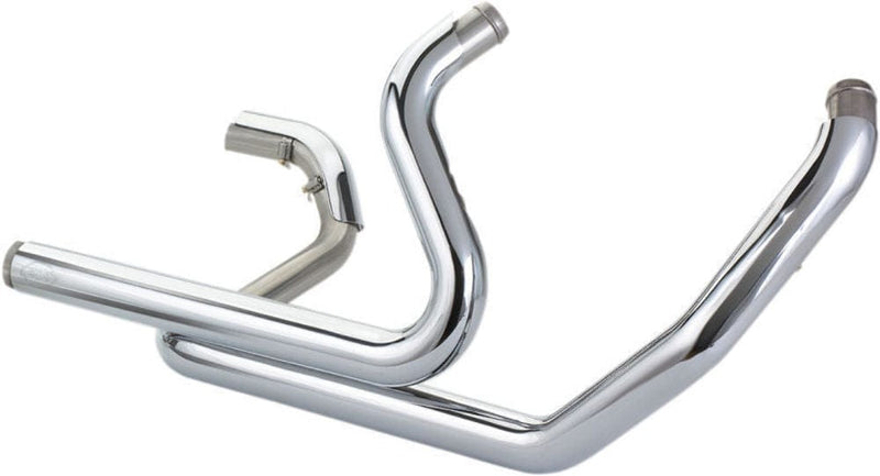 S&S Cycle Exhaust Systems S&S Chrome Power-Tune Duals Header Exhaust Pipes Harley 17-20 Touring Bagger
