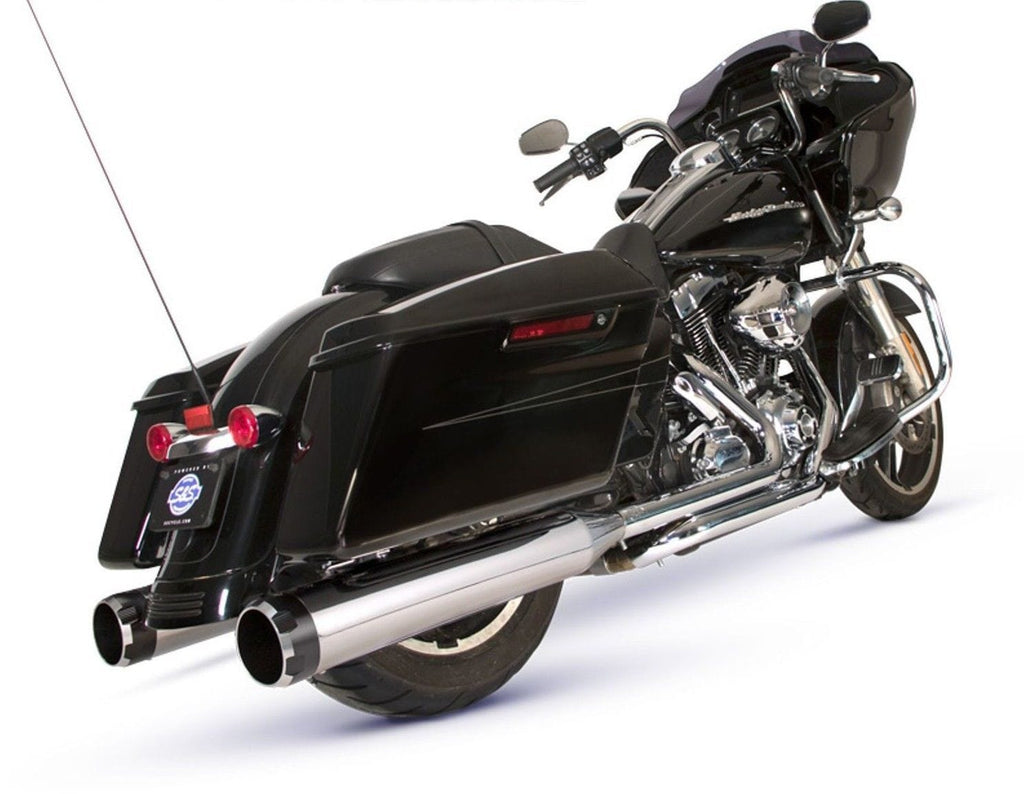 S&S Cycle Exhaust Systems S&S Chrome Thruster El Dorado MK45 Exhaust Pipes Mufflers Harley 09-16 Touring