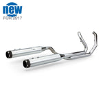 S&S Cycle Exhaust Systems S&S Chrome Thruster El Dorado MK45 Exhaust Pipes Mufflers Harley 09-16 Touring