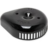 S&S Cycle Intake Covers & Fairings S&S Slasher Black Tear Drop Stealth Air Cleaner Filter Replacement Cover Harley