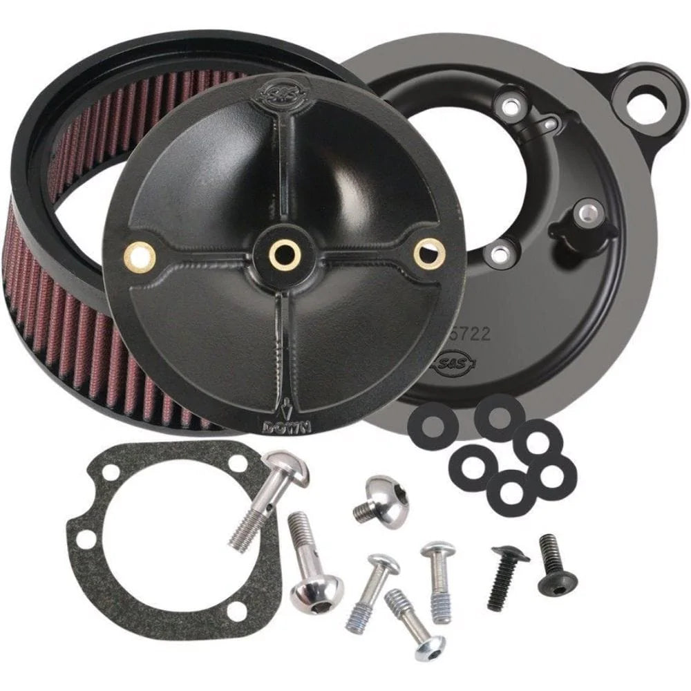 S&S Cycle Other Intake & Fuel Systems New S&S Stealth Air Cleaner Kit Black High Flow Intake 1999-2006 Harley Twin Cam