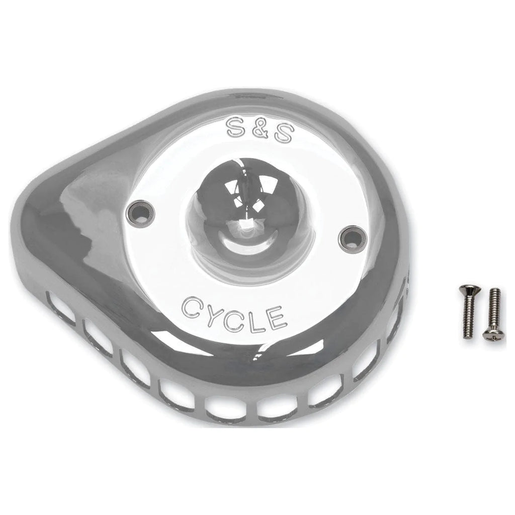 S&S Cycle Other Intake & Fuel Systems S&S Cycle Chrome Stealth Mini Tear Drop Air Cleaner Filter Cover Kit Harley