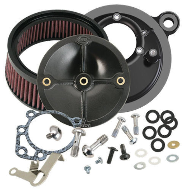 S&S Cycle Other Intake & Fuel Systems S&S Stealth Air Cleaner Kit Stage 1 Intake 93-99 Big Twin Harley Evo Super E G