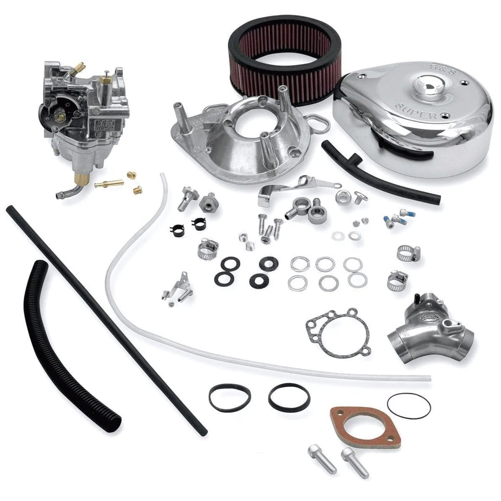 S&S Cycle Other Intake & Fuel Systems S&S Super E Carb Carburetor Kit 1999-2005 Harley Davidson Twin Cam TC88 11-0450