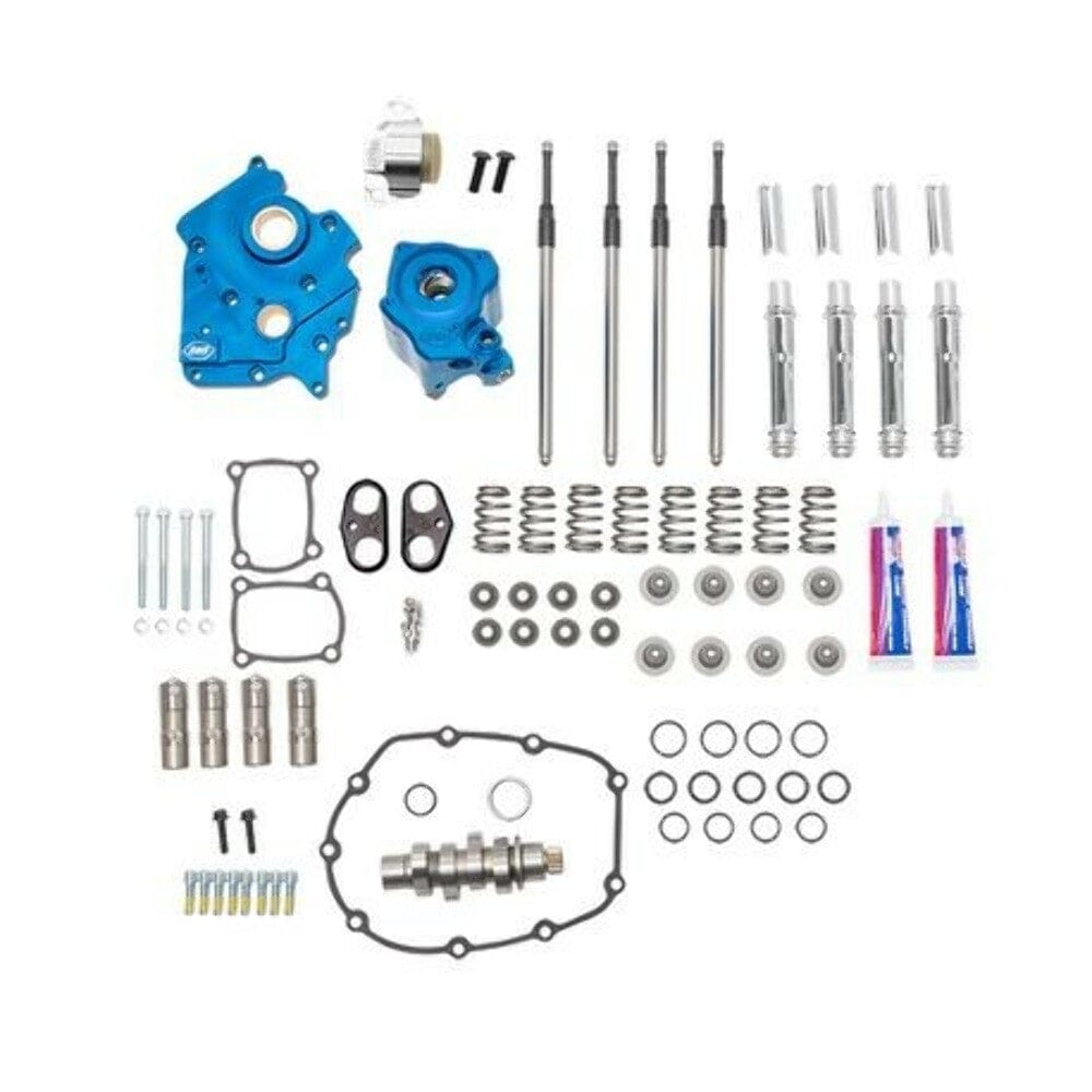 S&S Cycle S&S Cam Plate Oil Pump Pushrods Kit Performance Package Chrome 550C Chain Harley