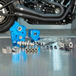 S&S Cycle S&S Cam Plate Oil Pump Pushrods Kit Performance Package Chrome 550G Gear Harley