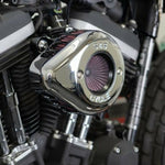 S&S Cycle S&S Chrome Air Stinger Stealth Cleaner Air Filter Kit 07-22 Harley Sportster XL