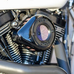 S&S Cycle S&S Cycle Black Air Stinger Stealth Air Cleaner Kit 08-17 Harley Touring Softail