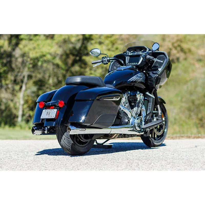 S&S Cycle S&S Cycle Chrome Fishtail Slip-On Exhaust Mufflers Indian Challenger Chieftain