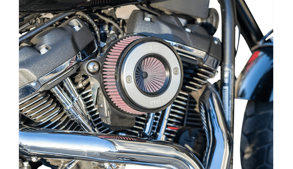 S&S Cycle S&S Cycle Chrome Ring Air Stinger Cleaner Filter Kit 17+ Harley Touring Softail