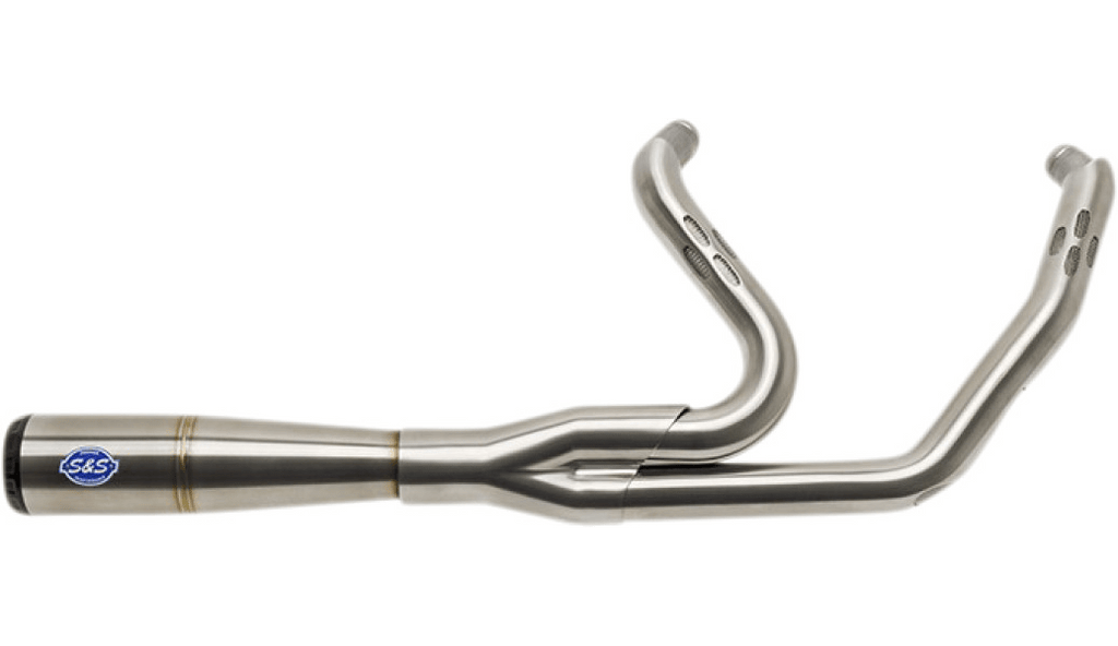 S&S Cycle S&S Cycle Diamondback 2-into-1 Stainless Race Exhaust System 17+ Harley Touring