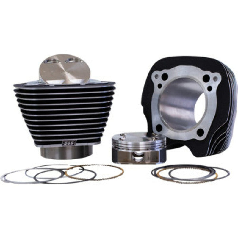 S&S Cycle S&S M8 Big Bore 129" Highlighted Cylinders 4.375" Pistons Top End Kit Harley 17+