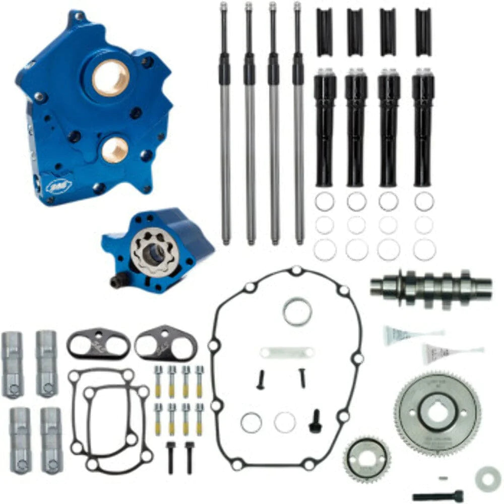 S&S Cycle S&S M8 Cam Plate Oil Pump Kit Package Black 475G Gear Harley Touring Softail 17+