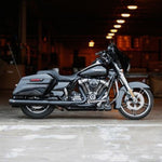 S&S Cycle Silencers, Mufflers & Baffles S&S 4.5" Black GNX Slip-On Megaphone Mufflers Pipes Exhaust Harley Touring M8