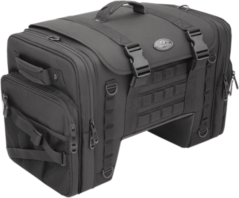 Saddlemen Saddlebags & Accessories Saddlemen TS3200DE Tactical Tunnel Tail Bags Universal Rear Seat System Touring