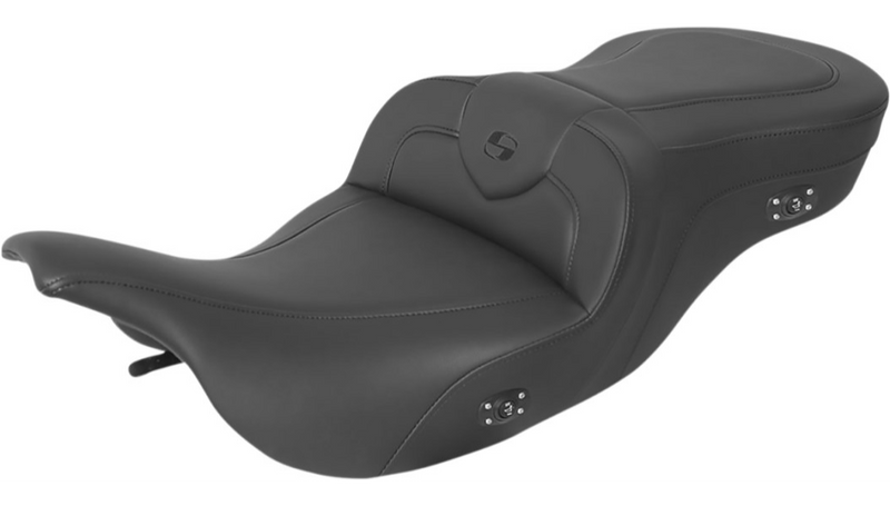 Saddlemen Saddlemen Roadsofa Extended Seat Black 2-Up Gel Heat Harley Touring 99-07