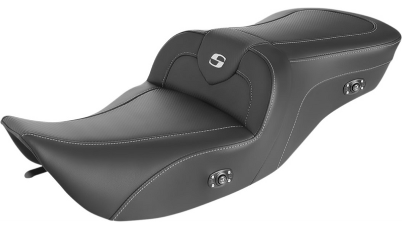 Saddlemen Saddlemen Roadsofa Heated Carbon Fiber Seat Foam Gel Harley Touring 99-07