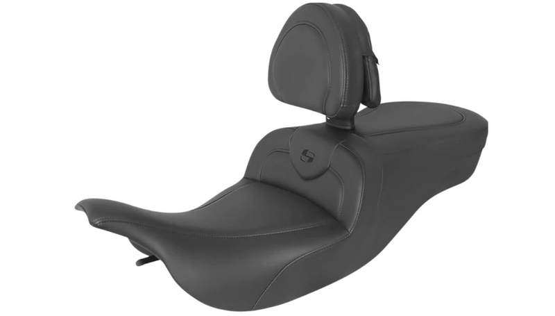 Saddlemen Saddlemen RoadSofa Seat Backrest Black GelCore One Piece Harley Touring 97-07