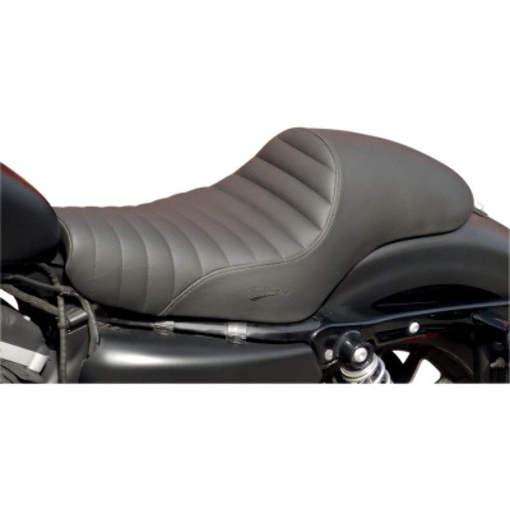 Saddlemen Seats Saddlemen Americano Pleated 2 Up Cafe Seat 3.3 Gal Tank Harley 04+ XL Sportster