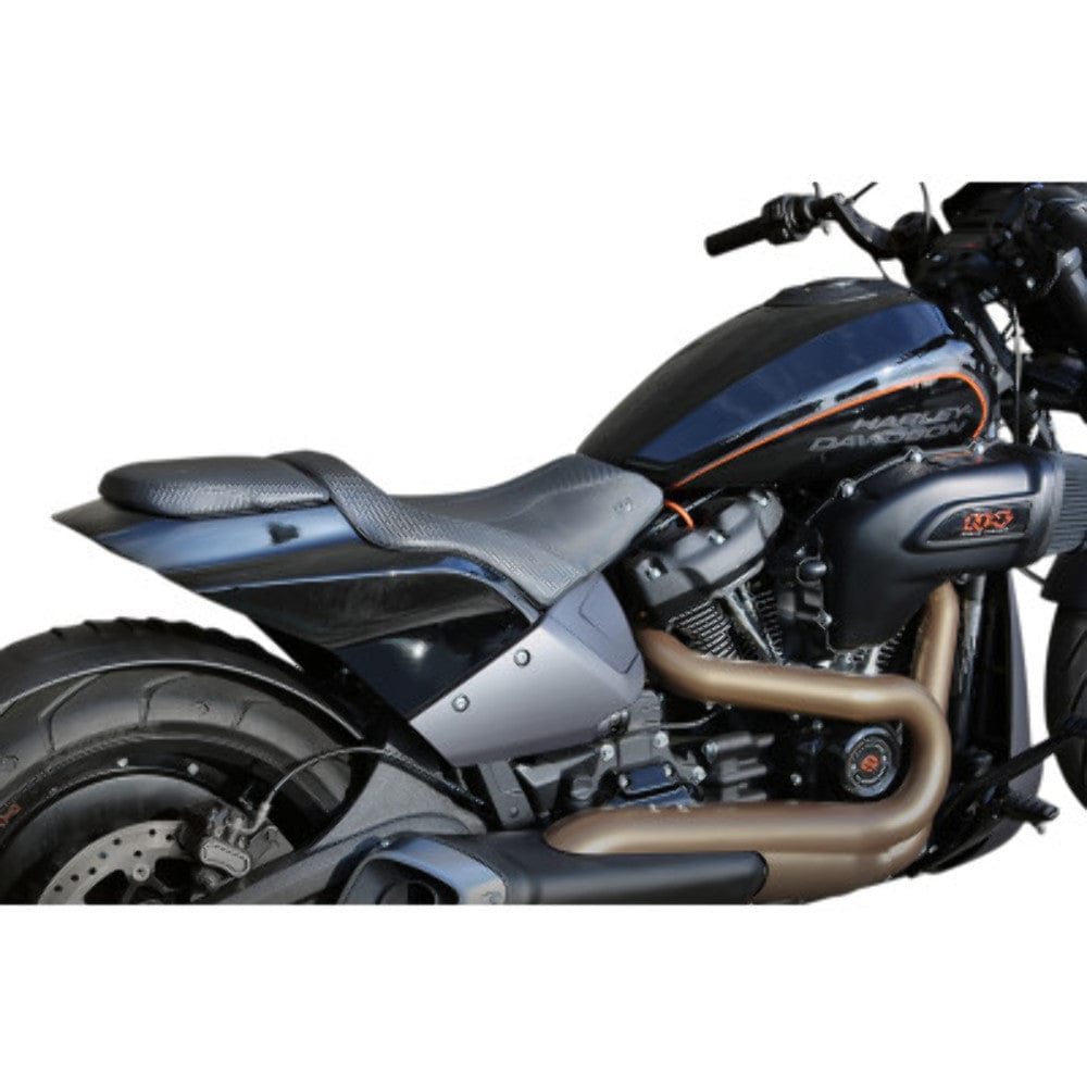 Saddlemen Seats Saddlemen Black GP V1 Faux Carbon Fiber Pillion Pad Seat Harley 2019-2020 FXDR