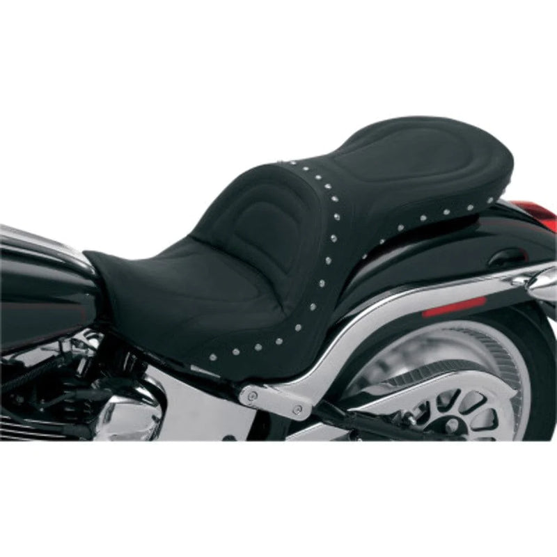 Saddlemen Seats Saddlemen Explorer Special Studded 2Up Gel Seat Harley 00-07 Softail Deuce FXSTD