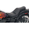 Saddlemen Seats Saddlemen King Black 2 Up Gel Core Stitch Seat Harley 06-17 Softail FXST FLSTF