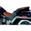Saddlemen Seats Saddlemen Renegade Lariat Brown Leather Pillion Pad Harley 06-17 Softail FLSTC