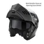 Simpson Racing Products Full Face Helmets Simpson Mod Bandit White Motorcycle DOT Full-face Helmet - Large