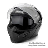 Simpson Racing Products Full Face Helmets Simpson Mod Bandit White Motorcycle DOT Full-face Helmet - Large