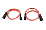 Sumax Ignition Cables & Wires Sumax Orange & Black Cloth Spark Plug Ignition Wire Set 1999-2008 Harley Touring
