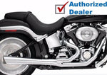 Supertrapp Other Exhaust Parts New Supertrapp Supermeg Chrome 2 Into 1 Exhaust Pipe System Harley Softail Dyna